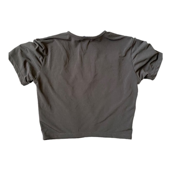 Motel Rocks dark gray crop top - Picture 3 of 3